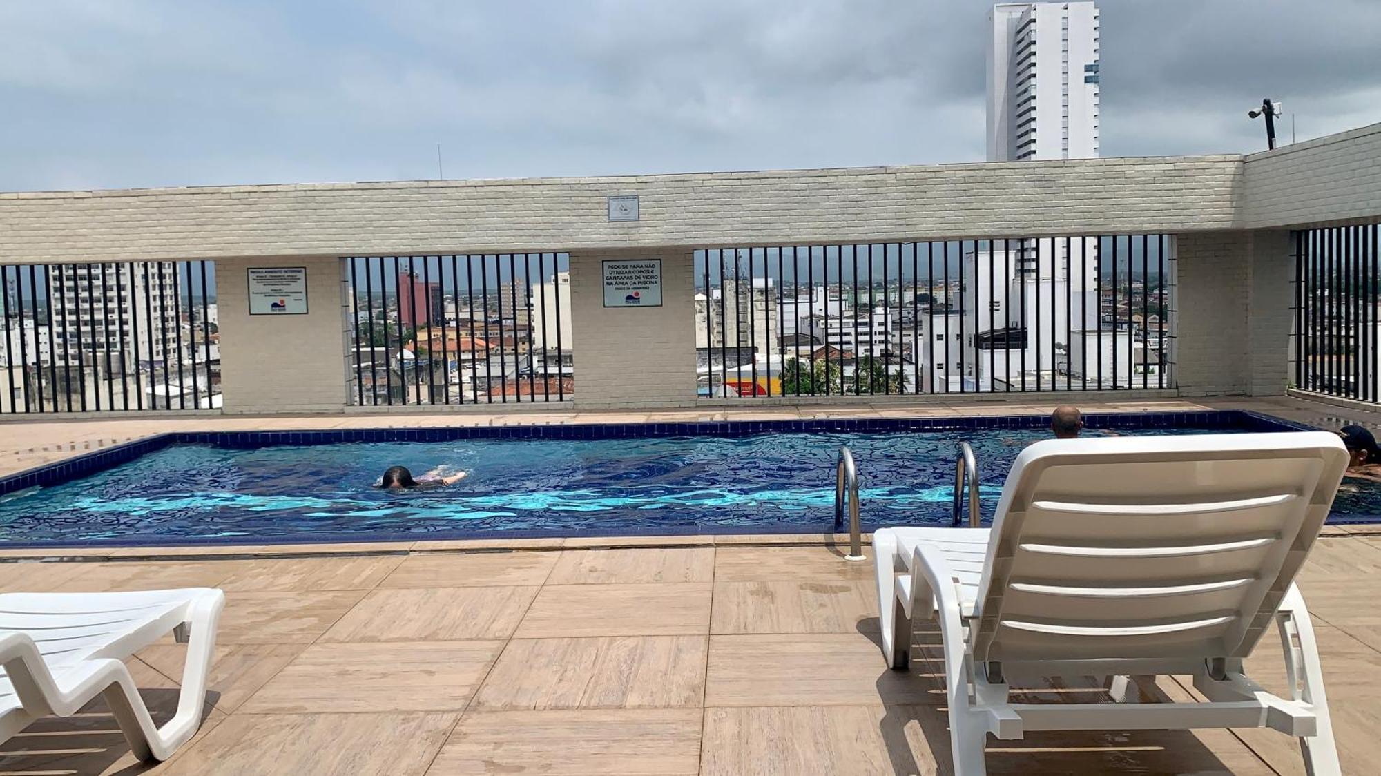 Flat 406A Com Piscina Na Cobertura Apartment São Vicente Exterior photo